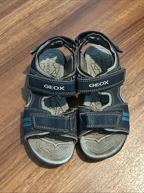 Geox Boys Dark Blue and Light Blue Strap Sandals